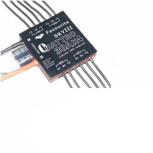 FVT SKY Esc 4 in 1 6A 12A 20A 30A Quattro 20A 4 UBEC Brushless ESC ESC Drones Xpress 30A ESC