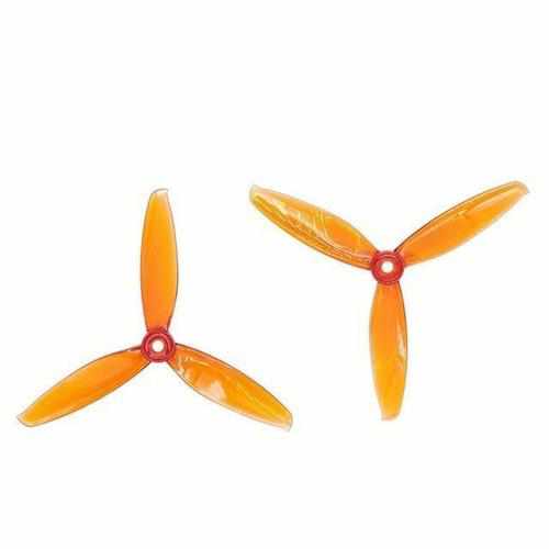 Gemfan Windancer 5043 5x4.3 5 Inch 3-Blade Propeller Propellers Drones Xpress Transparent Orange