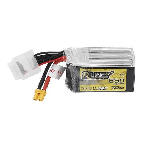 Gens Ace Tattu R-Line 1.0 LiPo Rechargeable Battery for RC Batteries Drones Xpress 650mah 95c 6s