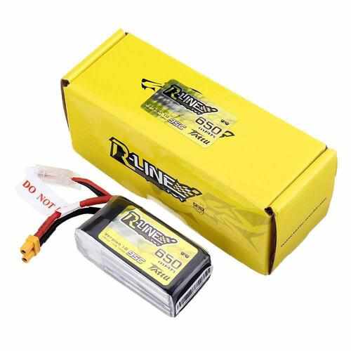 Gens Ace Tattu R-Line 1.0 LiPo Rechargeable Battery for RC Batteries Drones Xpress 650mah 95c 6s