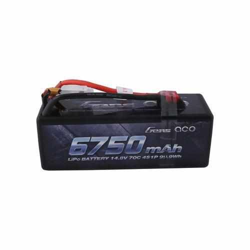 Gens ace 4S 6750mAh Lipo 14.8V Battery Pack 70C T Plug for Traxxas Batteries Drones Xpress