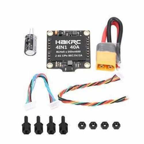 HAKRC 15A 20A 30A 40A 50A 4In1 50A 3-6S BLHeli_32 5V 3A BEC Dshot 1200 ESC ESC Drones Xpress 50A ESC