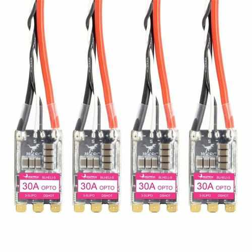 HGLRC 30A Dshot600 3-5S BLHeli_S ESC ESC Drones Xpress 4PCS