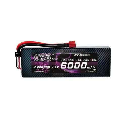 HRB Lipo Battery 2S 7.4V 6000mAh 60C Batteries Drones Xpress Deans Parts & Accessories
