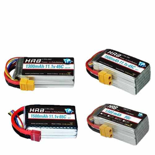 HRB Lipo Battery For Racing Drone FPV Quadcopter Batteries Drones Xpress 2S 1300mah 45C Parts & Accessories