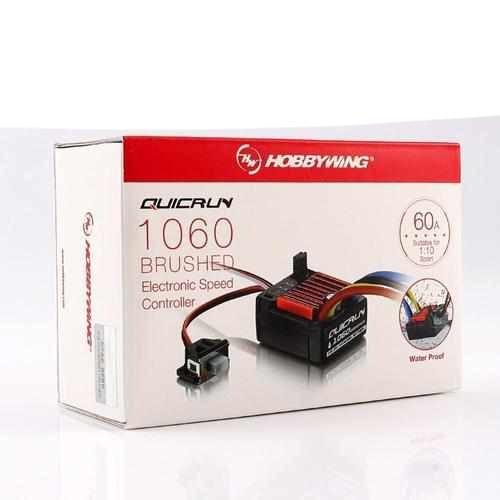 HobbyWing QuicRun 1060 60A Brushed Electronic Speed Controller ESC ESC Drones Xpress