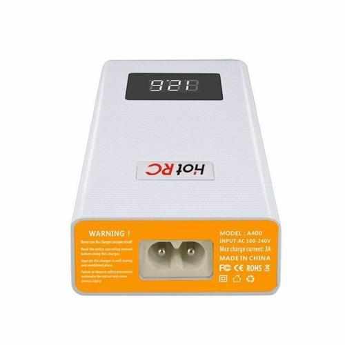 HotRc A400 Digital 3S 4S 3000mah RC Lipo Battery Balance Charger with LED Chargers Drones Xpress EU Plug