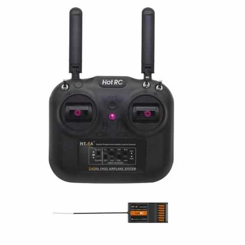 Hotrc HT-6A 6CH FHSS Dual Antenna Transmitter Gyro Receiver Remote Controllers Drones Xpress SBUS RX