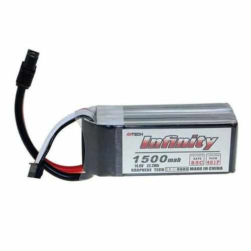 Infinity 4S 14.8V 85C Graphene LiPo Battery Batteries Drones Xpress 1pcs 1300mAh 85C