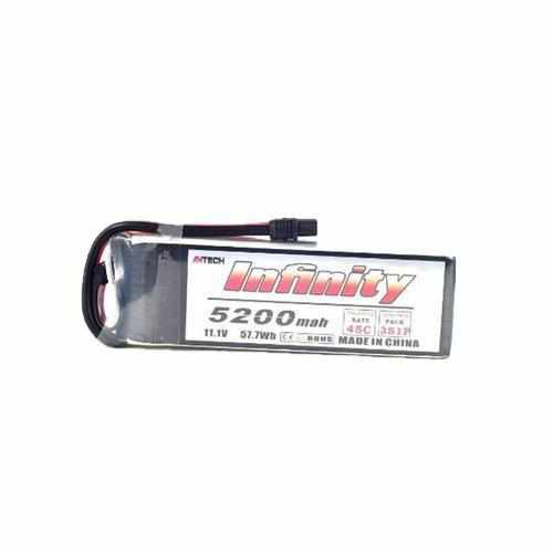 Infinity 5200mAh 3S1P 3S 45c 11.1V LiPo Rechargeable Battery Plug Batteries Drones Xpress