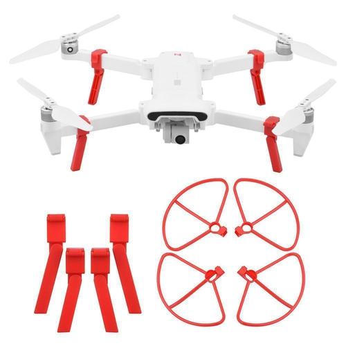 Landing Gear Propeller Guard Propellers for Xiaomi FIMI X8SE Propellers Drones Xpress red leg