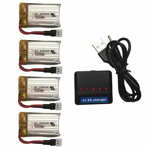Limskey 3.7V 300maH Lipo Battery Batteries Drones Xpress White