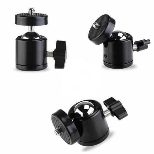 Mini Ball Head with Hot Shoe Mount 1/4 Inch Screw for Handheld GImbal DSLR Accessories Drones Xpress