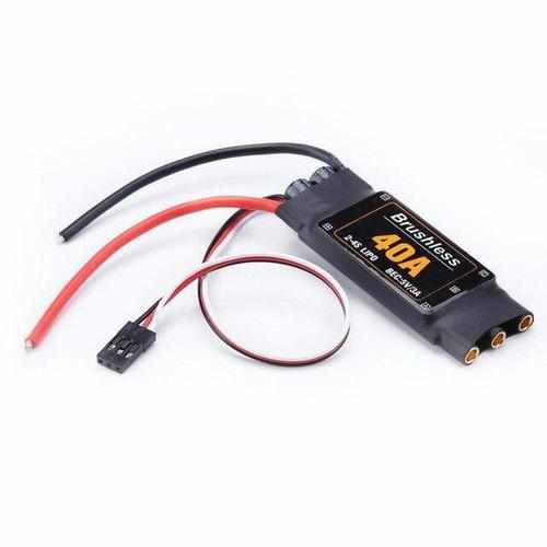 Mitoot Brushless 40A ESC Speed Controller 2-4S With 5V 3A UBEC ESC Drones Xpress Short Wire