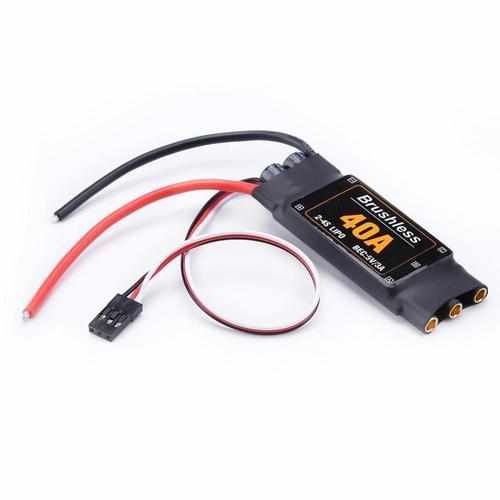 Mitoot Brushless 40A ESC Speed Controller 2-4S With 5V 3A UBEC ESC Drones Xpress Short Wire