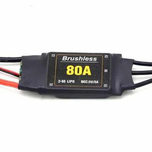 Mitoot Brushless 80A ESC Speed Controller 2-6S With 5V 5A UBEC ESC Drones Xpress 2 piece