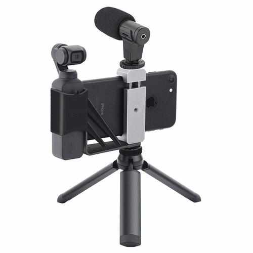 Osmo Pocket Foldable Phone Holder Adapter Clip Selfie Mount Metal Tripod Accessories Drones Xpress Sliver 