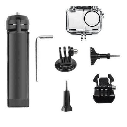 Outdoor Metal Tripod Round Waterproof Case Shell for DJI Osmo Action Accessories Drones Xpress Selfie Stick-Case 