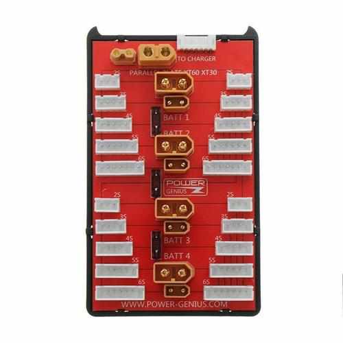 Power-Genius 2 IN 1 PG Parallel Charging Board XT30 XT60 Plug Chargers Drones Xpress