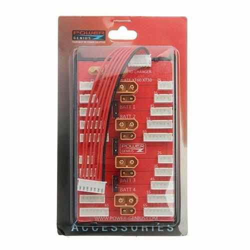 Power-Genius 2 IN 1 PG Parallel Charging Board XT30 XT60 Plug Chargers Drones Xpress