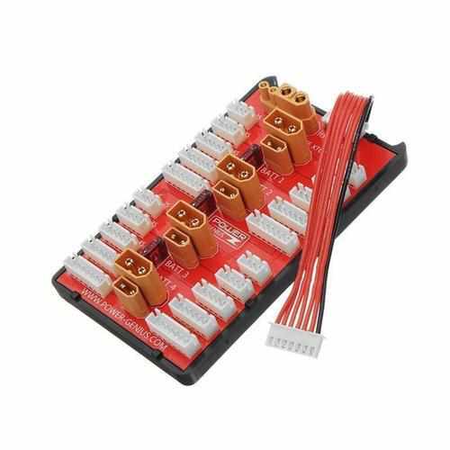 Power-Genius 2 IN 1 PG Parallel Charging Board XT30 XT60 Plug Chargers Drones Xpress