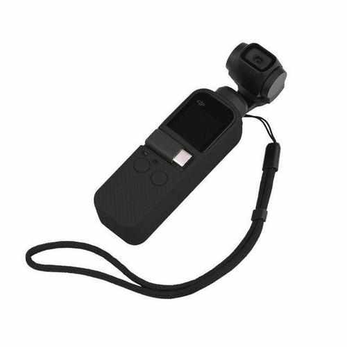 Protector Case Silicone Cover with Sling Strap for DJI Osmo Pocket Accessories Drones Xpress Grey 