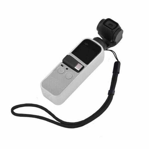 Protector Case Silicone Cover with Sling Strap for DJI Osmo Pocket Accessories Drones Xpress Grey 