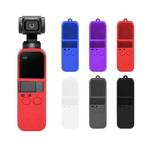 Protector Case Silicone Cover with Sling Strap for DJI Osmo Pocket Accessories Drones Xpress Grey 