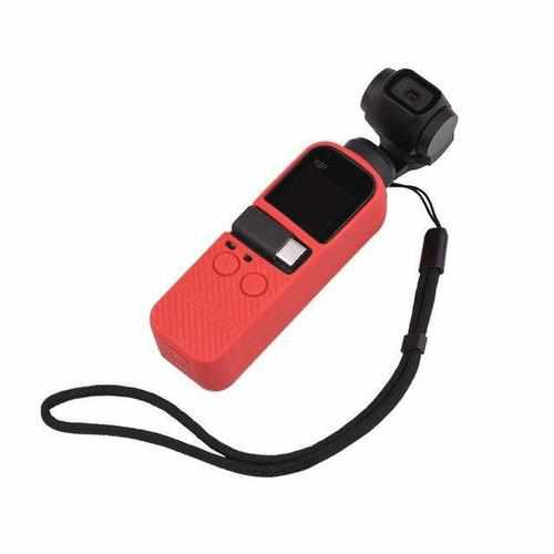 Protector Case Silicone Cover with Sling Strap for DJI Osmo Pocket Accessories Drones Xpress Grey 