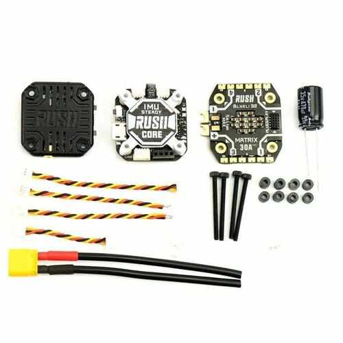 RUSH TANK CORE 7 Flight Controller / RUSH MATRIX 30A BLHELI32 4IN1 ES Flight Controllers Drones Xpress F7 ESC VTX Stack