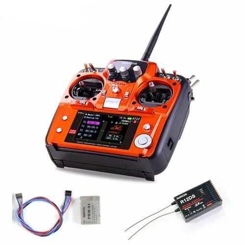 RadioLink AT10 II RC Transmitter 2.4G 10CH R12D II Receiver Remote Controllers Drones Xpress Orange Mode 2
