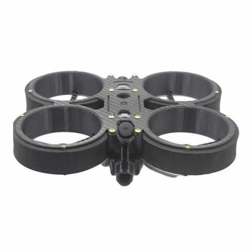 STAc Wheelbase 3 Inch 3K Carbon Fiber Duct Frame Kit Frames Drones Xpress for DJI Version