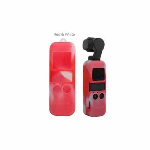 Silicone Cover with Strap for DJI Osmo Pocket Accessories Drones Xpress Red 