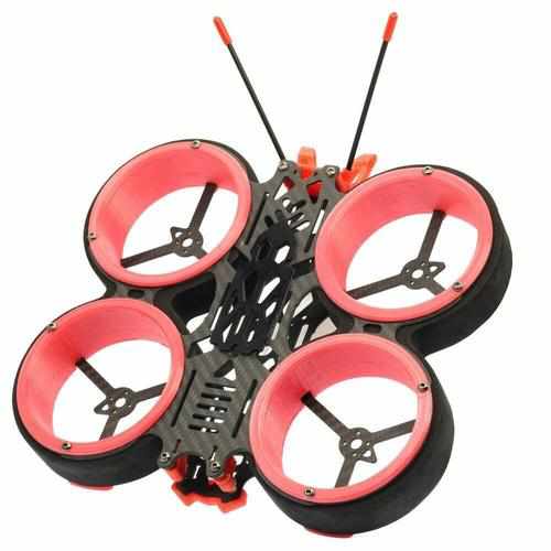 Skystars Angela V2 168mm Cinewhoop Frame Kit w/ Duct Frames Drones Xpress Normal Version Red