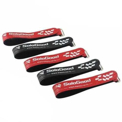 SoloGood 5PCS Strong RC Lipo Battery Strap Accessories Drones Xpress Sew Red 25cm