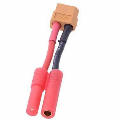 T plug to XT60 plug / EC3 Plug / Tamiya Plug Connector Balance Charge Cable Cables Drones Xpress XT60 to 4MM