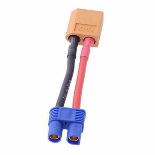 T plug to XT60 plug / EC3 Plug / Tamiya Plug Connector Balance Charge Cable Cables Drones Xpress XT60 to 4MM