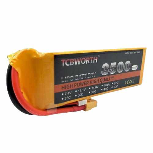 TCBWORTH 2S 7.4V 3500mAh 30C Lipo Battery Batteries Drones Xpress Miyada plug