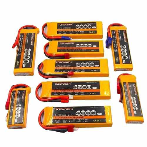 TCBWORTH 2S 7.4V 3500mAh to 5000mAh 30C/40C/60C Lipo Battery Batteries Drones Xpress 3500mAh T plug 30C