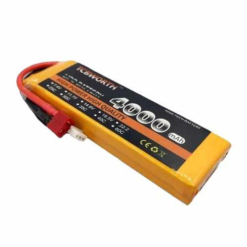 TCBWORTH 2S 7.4V 4000mAh 30C Lipo Battery Batteries Drones Xpress Miyada plug