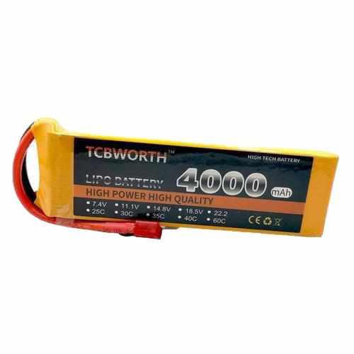 TCBWORTH 2S 7.4V 4000mAh 40C Lipo Battery Batteries Drones Xpress Miyada plug