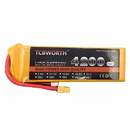 TCBWORTH 2S 7.4V 4200mAh 35C Lipo Battery Batteries Drones Xpress JST plug