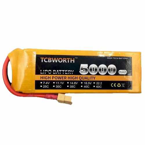 TCBWORTH 2S 7.4V 5000mAh 35C Lipo Battery Batteries Drones Xpress XT60 plug