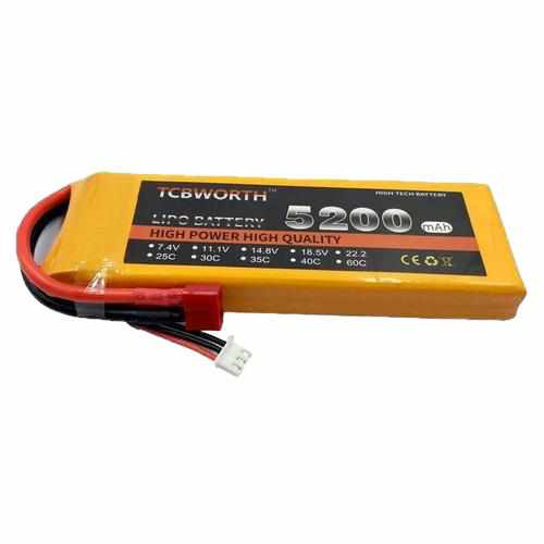 TCBWORTH 2S 7.4V 5200mAh 30C Lipo Battery Batteries Drones Xpress XT90 plug