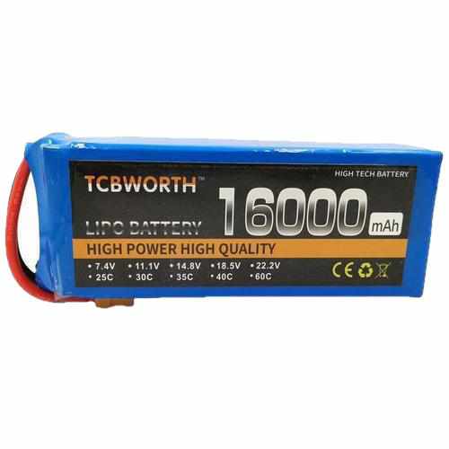 TCBWORTH 3S 11.1V 1600mAh 25C Lipo Battery Batteries Drones Xpress XT90 plug