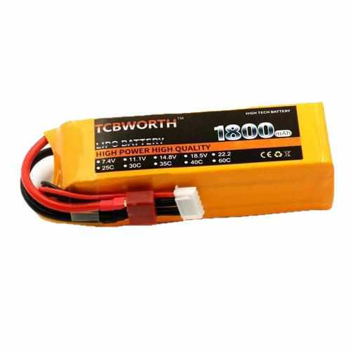 TCBWORTH 3S 11.1V 1800mAh 30C Lipo Battery Batteries Drones Xpress XT150 plug