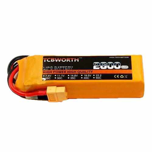 TCBWORTH 3S 11.1V 2600mAh 30C Lipo Battery Batteries Drones Xpress XT90 plug