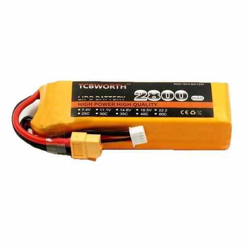 TCBWORTH 3S 11.1V 2800mAh 35C Lipo Battery Batteries Drones Xpress XT60 plug