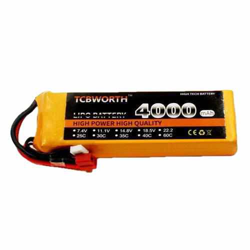TCBWORTH 3S 11.1V 4000mAh 30C Lipo Battery Batteries Drones Xpress XT60 plug