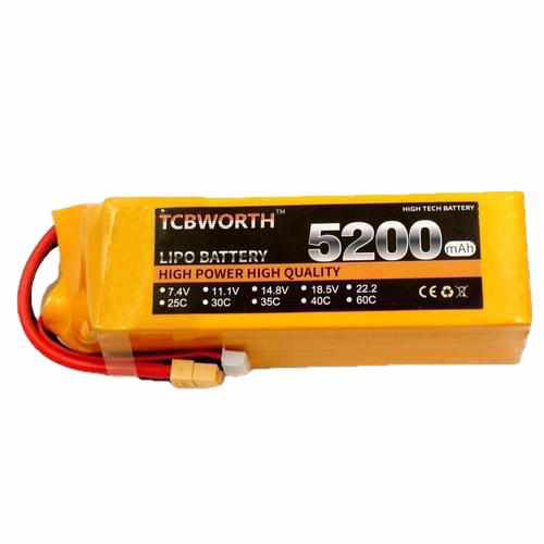 TCBWORTH 3S 11.1V 5200mAh 40C Lipo Battery Batteries Drones Xpress Miyada plug